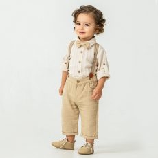 Linen Little Gent 4-Piece Set