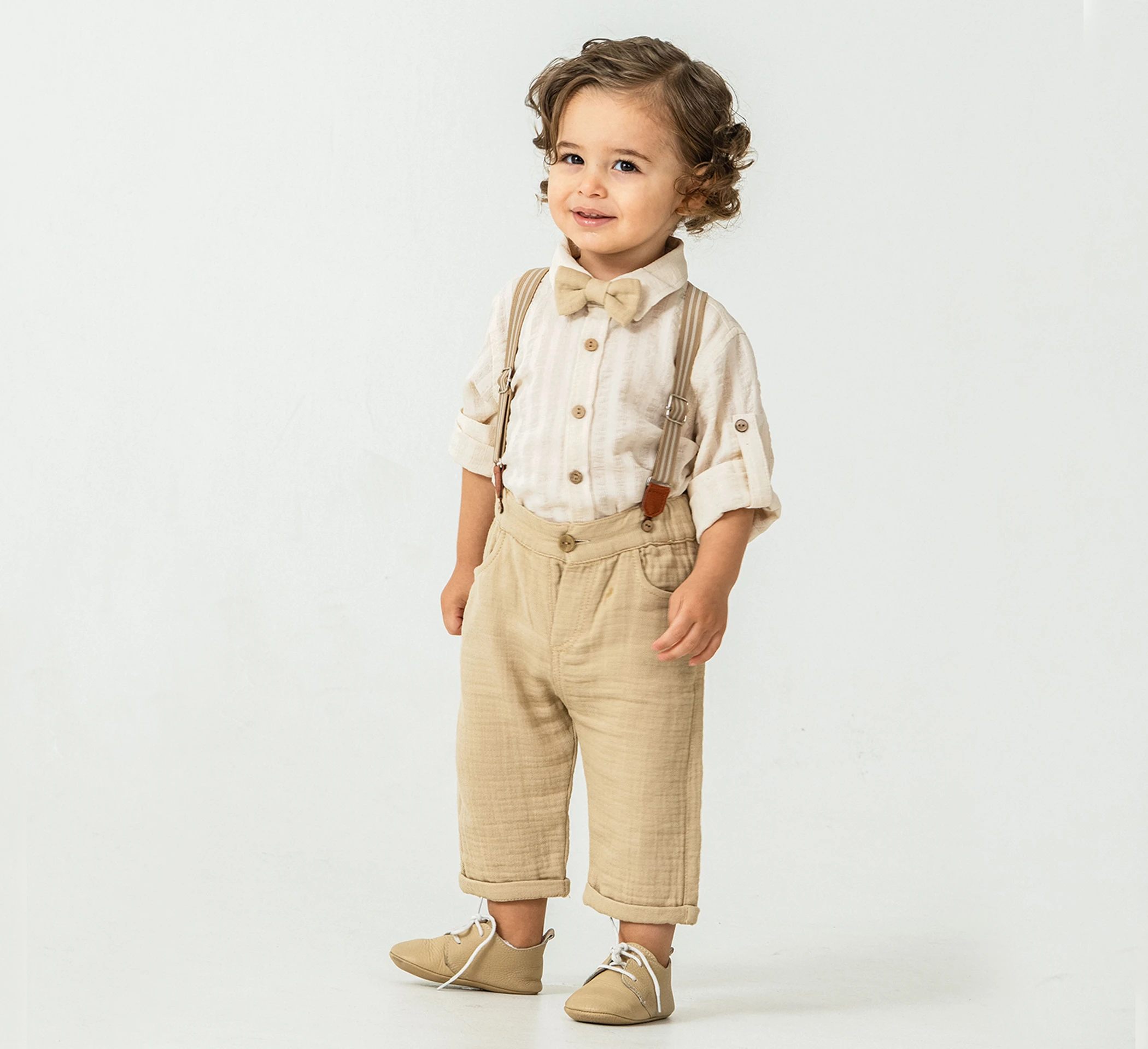 Linen Little Gent 4-Piece Set
