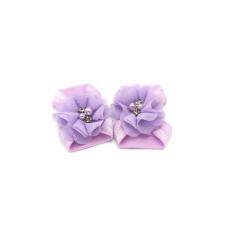 Purple sandals with beads