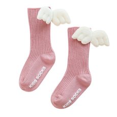 Pink wing socks