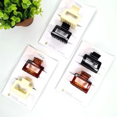 Square hair claw