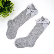 Knee high grey socks