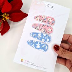 Pink & Blue flower set