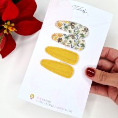 Mustard & Brown flower set