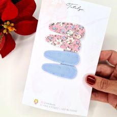 Rose & blue flower set