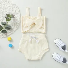 Cream 2 pieces set