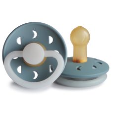 Frigg Moon Phase Latex Baby Pacifier 1-Pack Stone Blue Night
