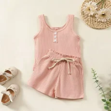Daily set for girls pink