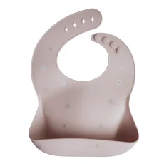 Mushie silicone bib daisy