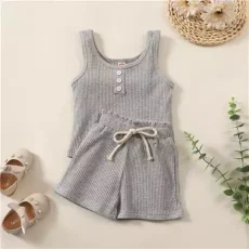 Daily set for girls metal grey
