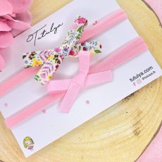 Pink floral set