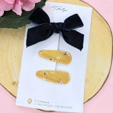 Navy velvet set