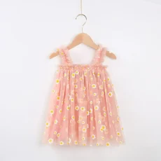 Pink daisy dress