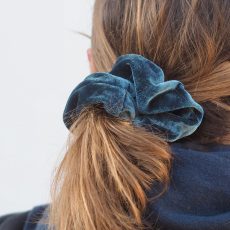 Huge velvet scrunchies