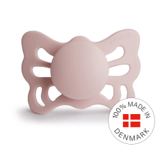FRIGG Butterfly Anatomical Silicone Baby Pacifier 1-Pack Blush