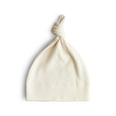 Ivory Ribbed Beanie