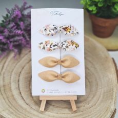 Brown Barrettes Set