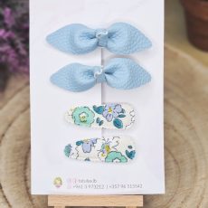Blue Barrettes set