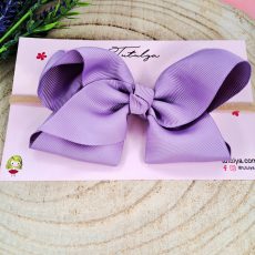 Purple Grey Skinny Headband