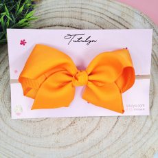 Orange Skinny Headband