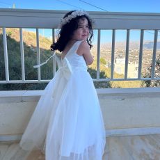 Satin Flower Girl Dress
