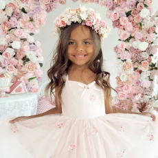 Pink Floral Dress