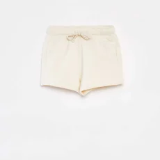 Plain shorts with elasticated waist
