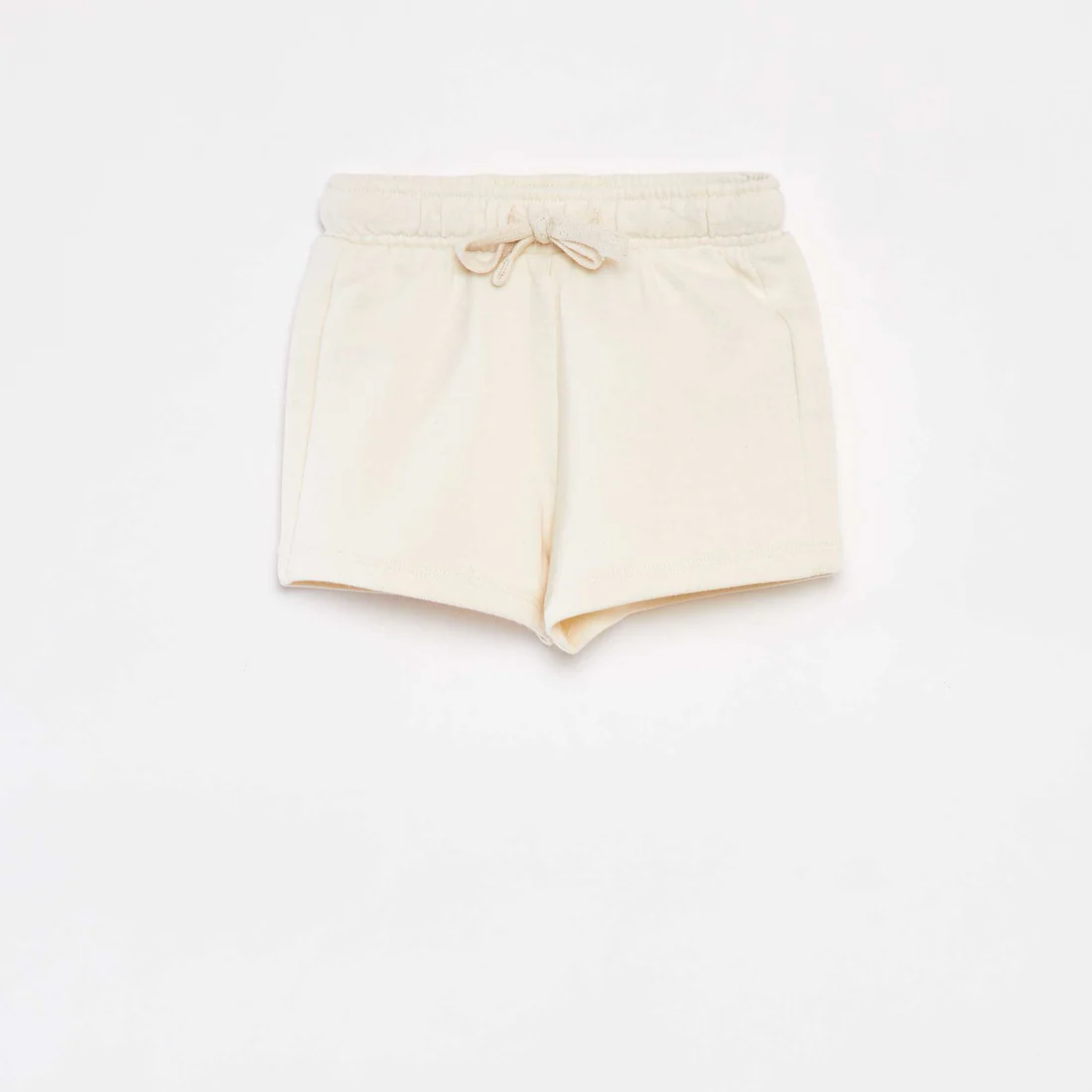 Plain shorts with elasticated waist