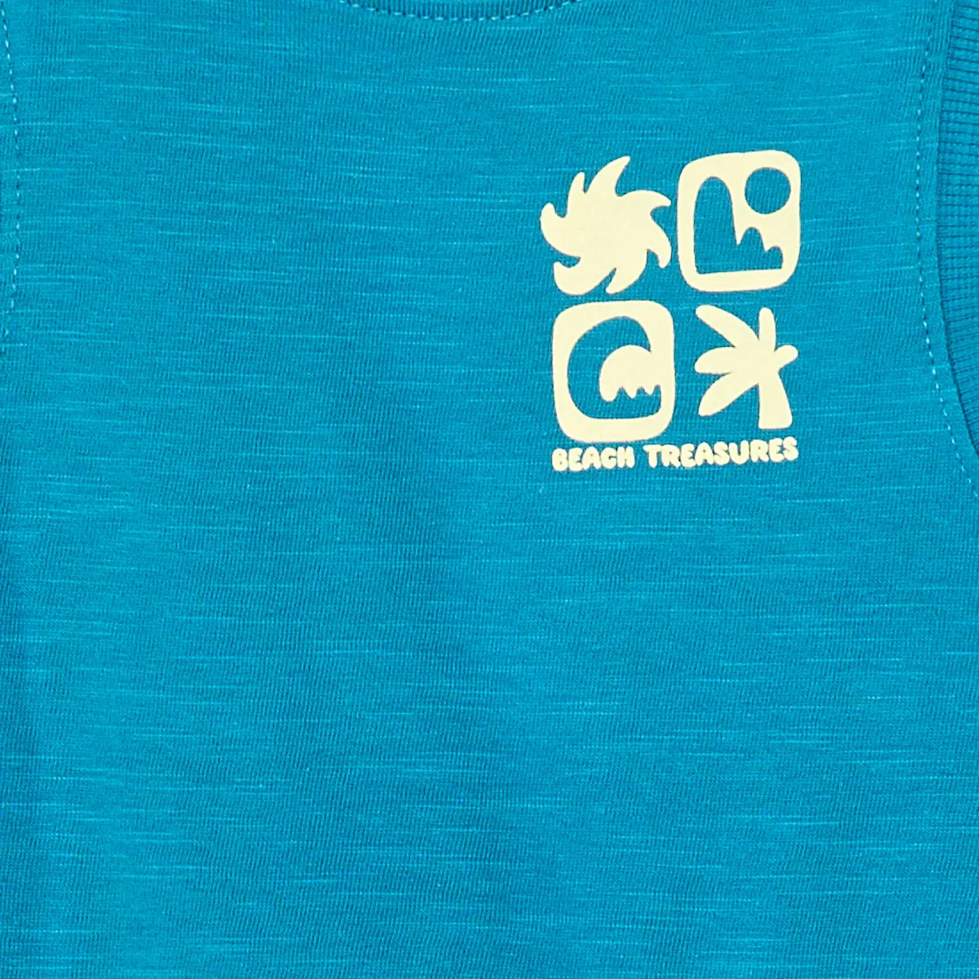 Pyjamas with vest top + shorts - 2-piece set BLUE - Image 3