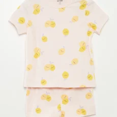 T-shirt + shorts pyjama set - 2-piece set PINK
