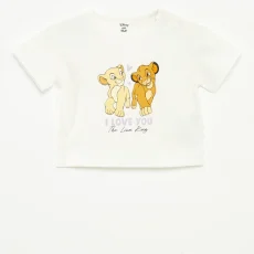 Short-sleeved T-shirt with Disney print