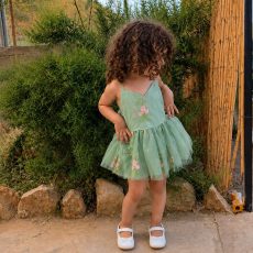 Sage Baby Girl Romper