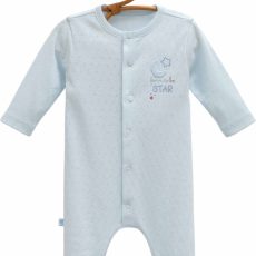 Newborn Romper Blue Cotton Boy