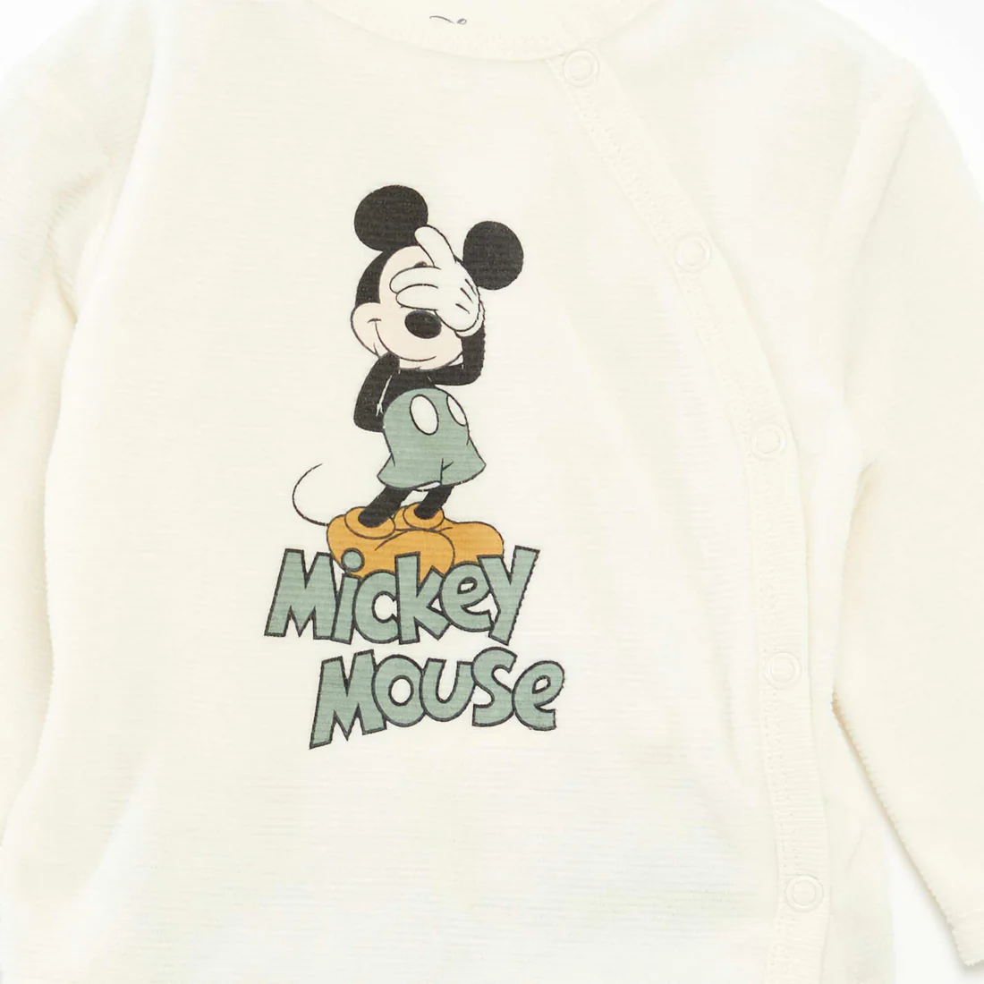 Disney velour top and trousers pyjama set - 2-piece set GREEN - Image 4
