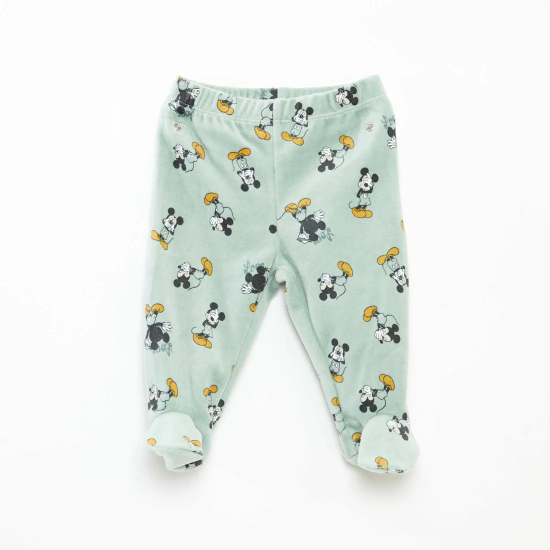 Disney velour top and trousers pyjama set - 2-piece set GREEN - Image 3