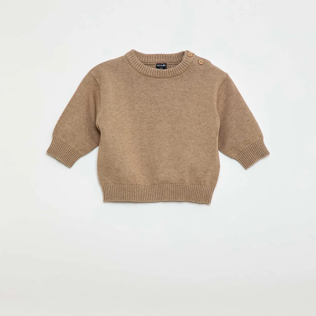 2-Pack Compact Knit Sweaters BEIGE - Image 3