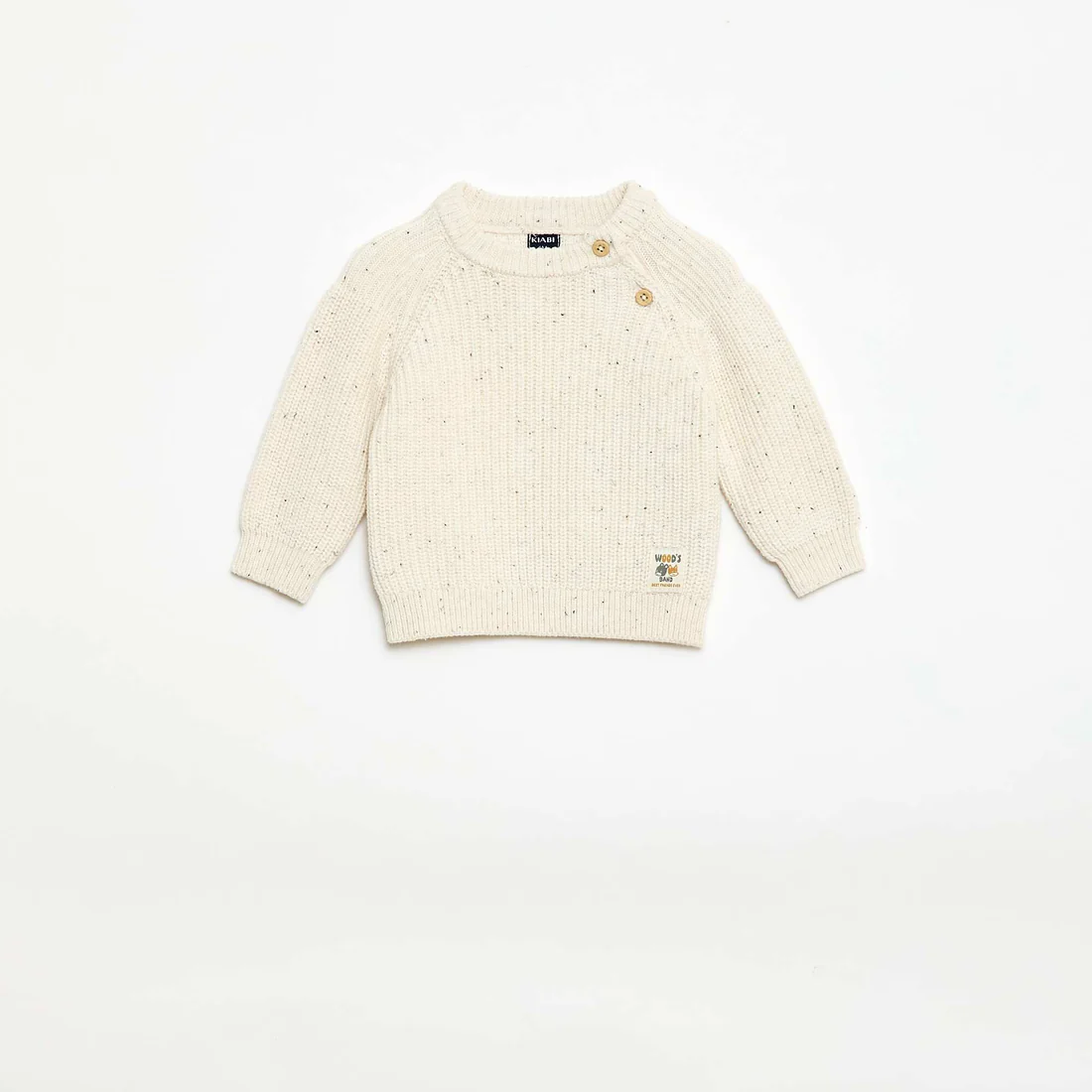 Baby Marled Knit Sweater & Leggings Set - Beige - Image 5