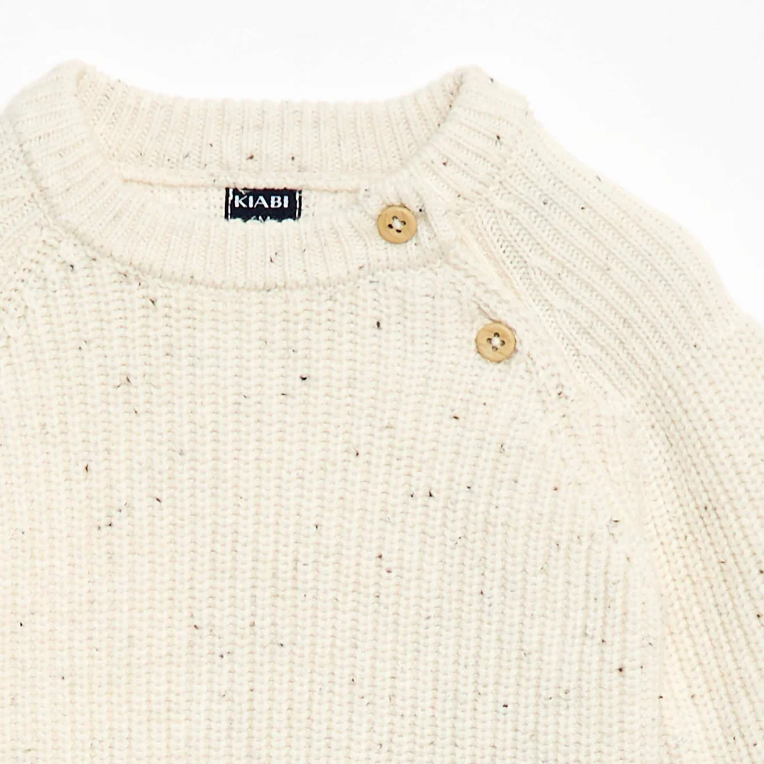 Baby Marled Knit Sweater & Leggings Set - Beige - Image 4