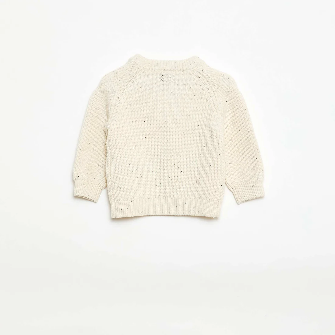 Baby Marled Knit Sweater & Leggings Set - Beige - Image 3