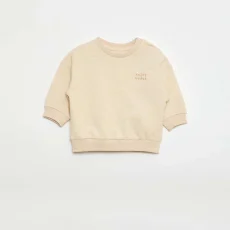 Marled French Terry Sweatshirt BEIGE