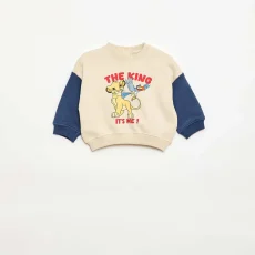 Two-tone 'Disney' Sweatshirt BLUE