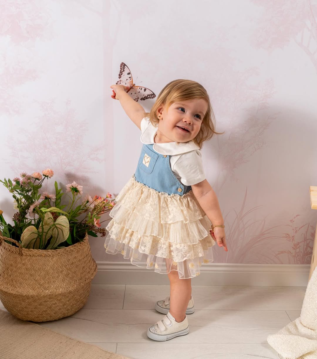 Vintage Charm Baby Dress - Image 4