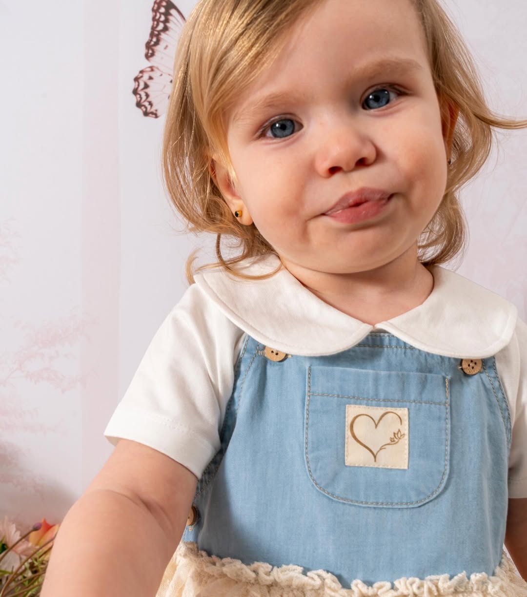 Vintage Charm Baby Dress - Image 3