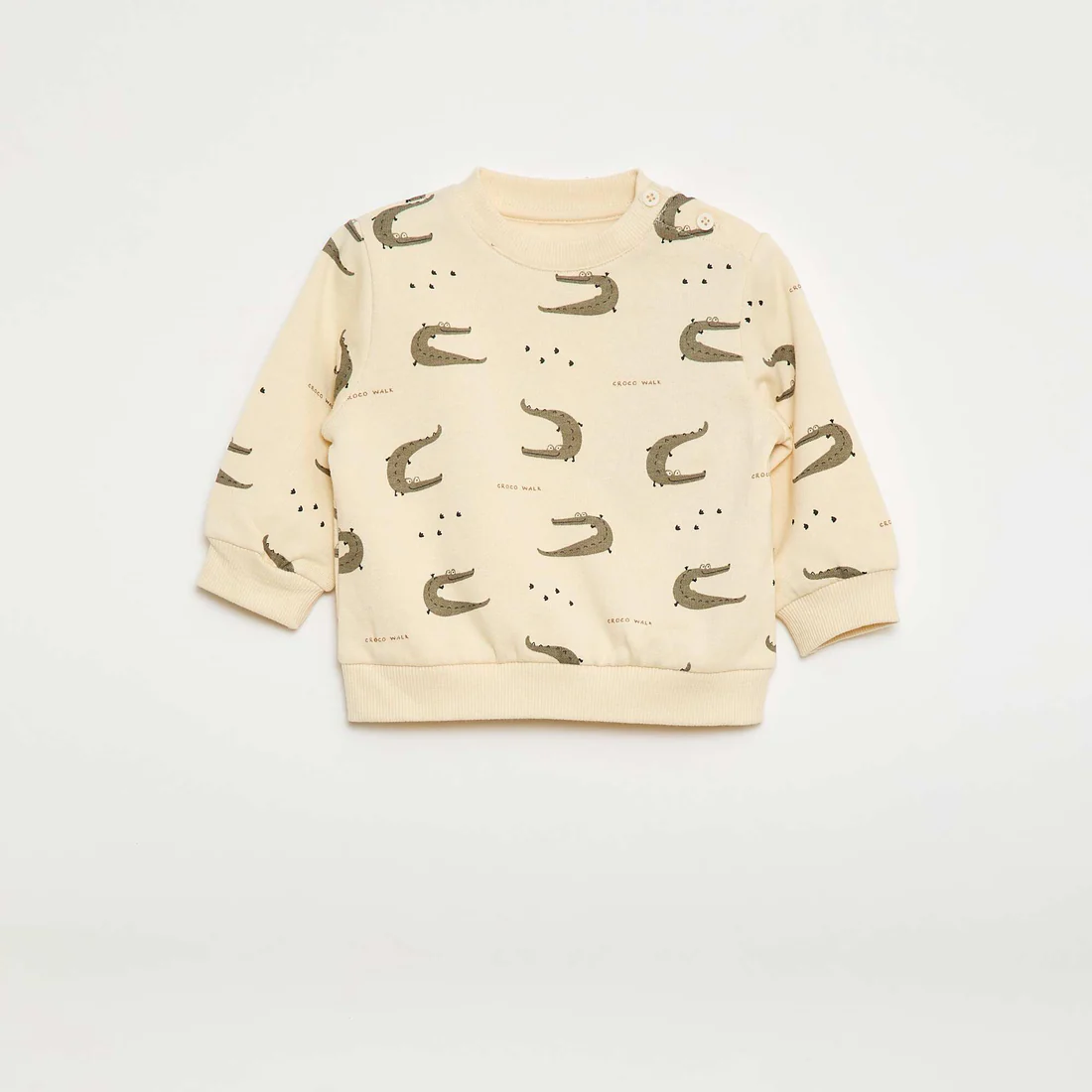 2-piece sweatshirt + trousers set WHITE - Image 3