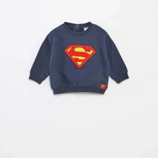 Superman 'DC Comics' Round Neck Sweatshirt BLUE
