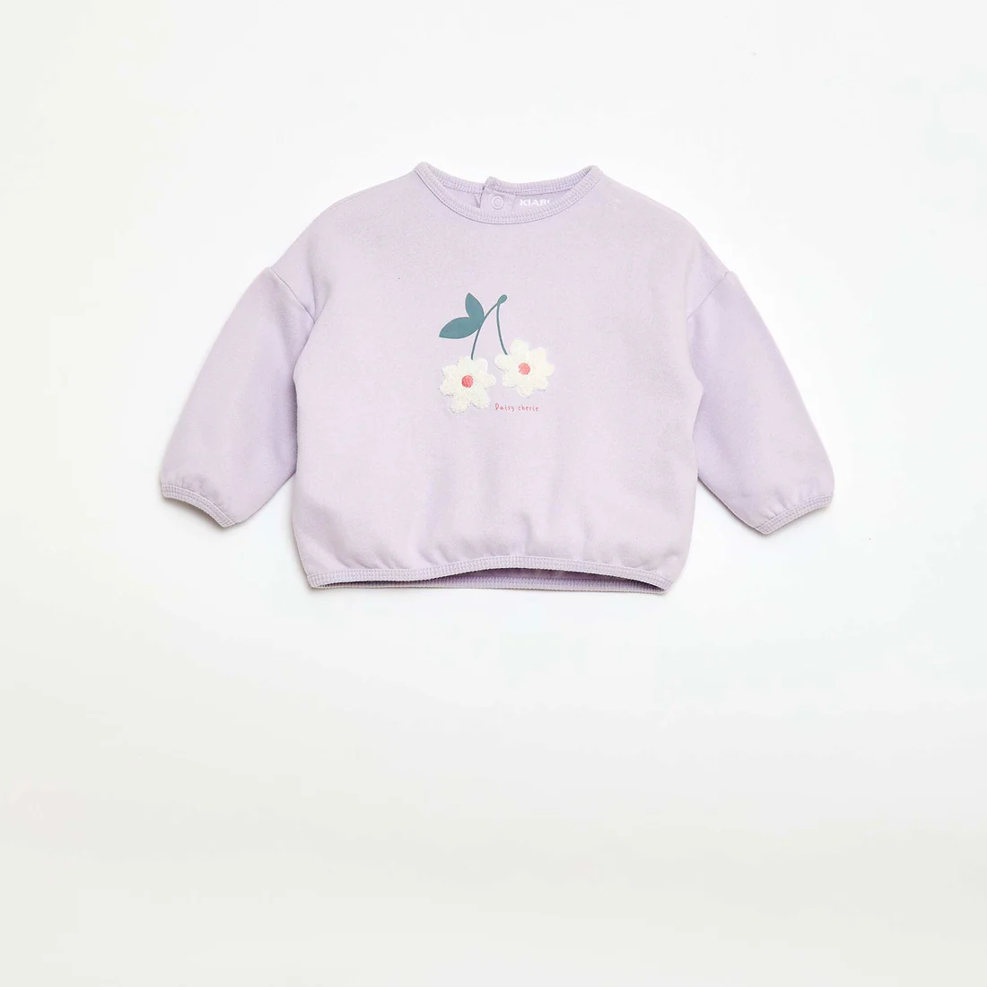 Sweatshirt and Fancy Joggers Set PURPLE - Image 5