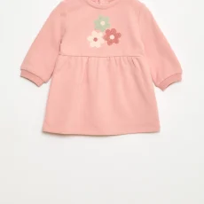 Animated Fleece Dress - Pink