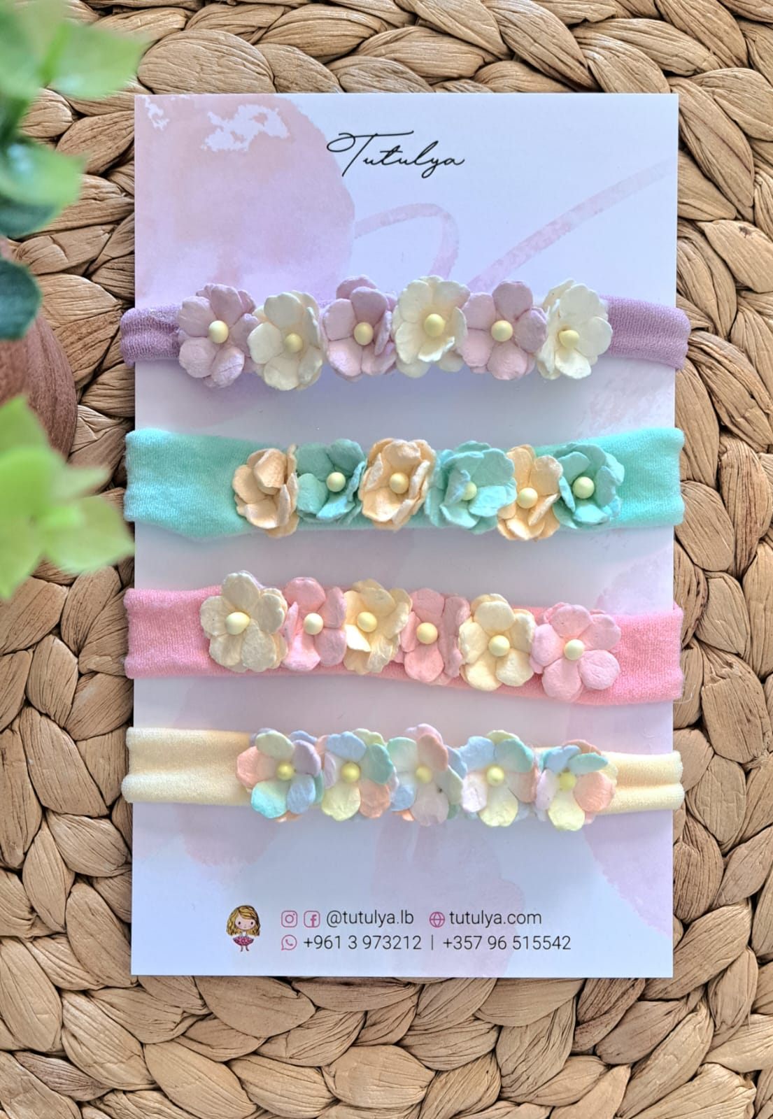 Pastel Blossom Headband Collection