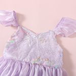 Purple Sequin Romper - Image 4