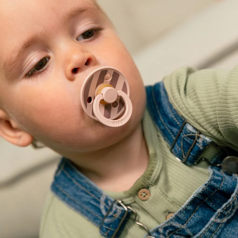 STUDIO Colour Pacifiers 2 Pack Block - Blush Mix - Image 3